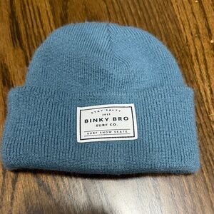 Binky Bro Kids Blue Beanie Hat